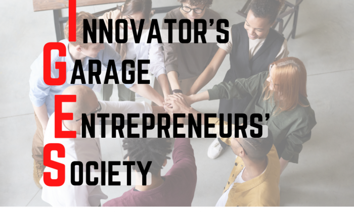 IGES(アイジェス)-Innovator‘s Garage Entrepreneurs’ Society-