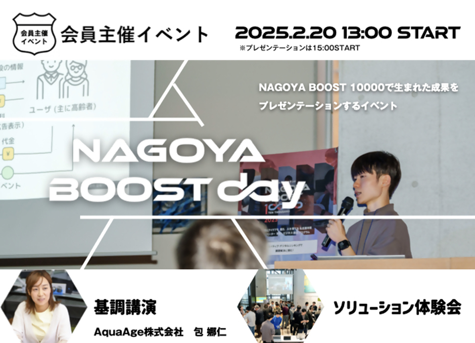 ［名古屋市］人材BOOSTプログラムの成果発表とビジネスマッチング