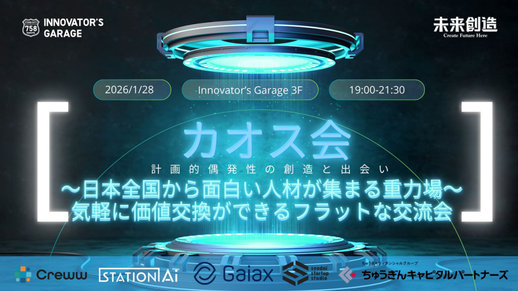 ［交流会］「カオス会∼計画的偶発性の交流会∼」TechGALAサイドイベント